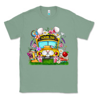 Sage Easter School Bus Classic Tee - CowhideDigitalArt