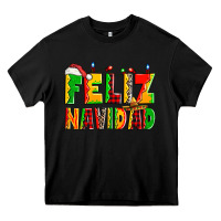 Black feliz navidad Heavy Core Tee - Zillion Design Studio