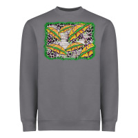 Storm mardi gras umbrella background Heavyweight Sweatshirt - BarkalooDesign