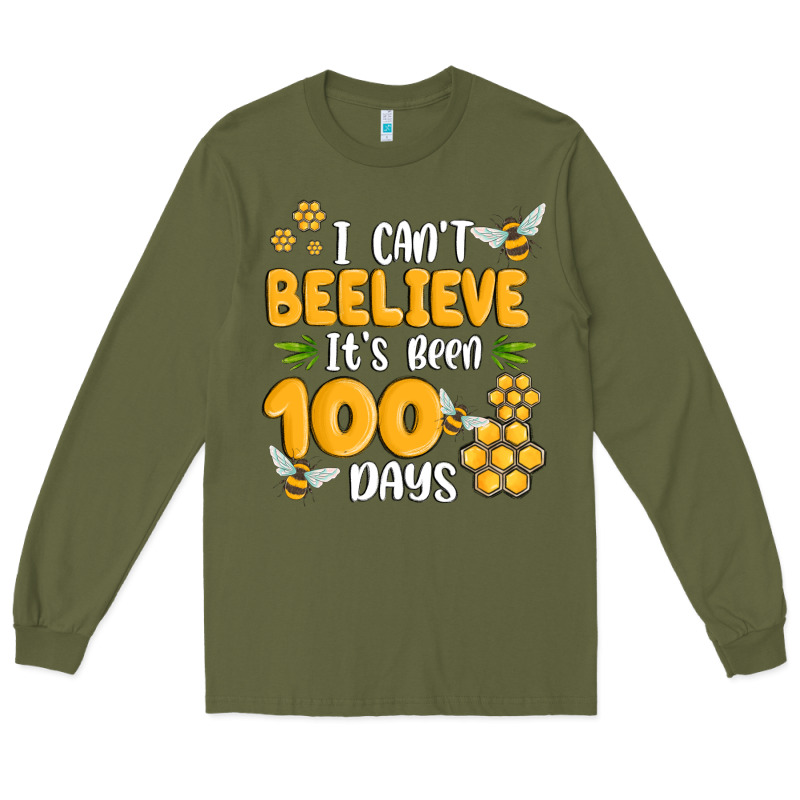 I Cant Beelieve Its Been 100 Days Long Sleeve Tee by MaliasSmallBusiness | Teevron