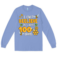 Colony Blue i cant beelieve its been 100 days Long Sleeve Tee - MaliasSmallBusiness