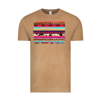 Vintage Camel aztec western leopard cowhide background Vintage Tee - AdoDesignShop