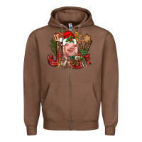 Chestnut joy christmas with pig bbs Zipper Hoodie - BundleAndBundleShop