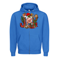 True Royal joy christmas with pig bbs Zipper Hoodie - BundleAndBundleShop