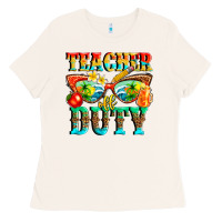 Bone teacher off duty Ladies Tee - texasbilliewilder
