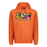 Carrot Peace love equality Premium Hoodie - NancyCooperArtShop