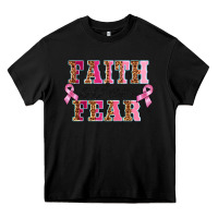 Black faıth over fear Heavy Core Tee - BarkalooDesign
