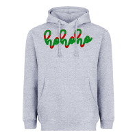 Heather Grey Christmas Ho Ho Ho Heavyweight Hoodie - Bettercallsaul