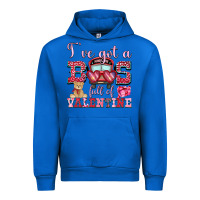 Cobalt i've got a bus full of valentine Urban Hoodie - OliviaCreatesArt