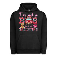 Pigment Black i've got a bus full of valentine Urban Hoodie - OliviaCreatesArt