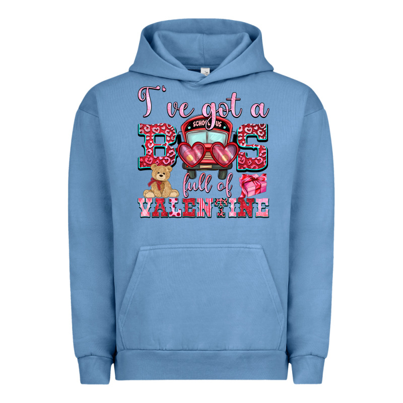 I've Got A Bus Full Of Valentine Urban Hoodie by OliviaCreatesArt | Teevron