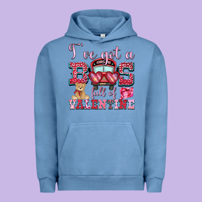 I've Got A Bus Full Of Valentine Urban Hoodie Designed By Oliviacreatesart