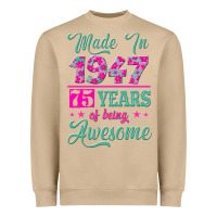 Mushroom made in 1947, 75 years of being awesome kopya Heavyweight Sweatshirt - Jasminsmagicworld