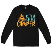 Black cutest little camper Long Sleeve Tee - MaliasSmallBusiness