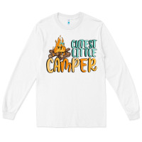 White cutest little camper Long Sleeve Tee - MaliasSmallBusiness