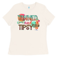 Bone tanned and tipsy Ladies Tee - texasbilliewilder