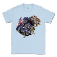 Dusty Blue Bronze Turkey Classic Tee - LillyAllenDesigns