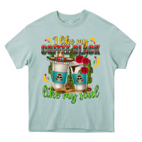 Arona I Like My Coffee Black Like My Soul Heavy Core Tee - texasbilliewilder