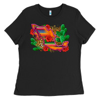 Black mexico map Ladies Tee - Zillion Design Studio