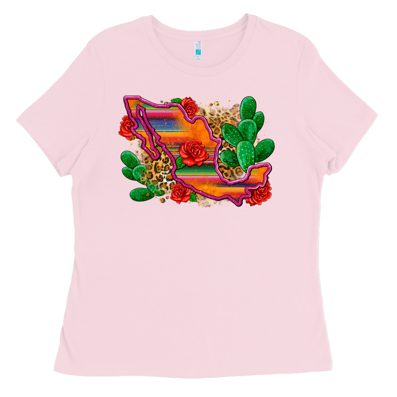 Mexico Map Ladies Tee by Zillion Design Studio | Teevron