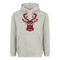 Moon Dust Christmas Deer Ugly Heavyweight Hoodie - Bettercallsaul