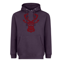Christmas Deer Ugly Heavyweight Hoodie | Teevron
