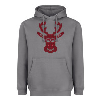 Storm Christmas Deer Ugly Heavyweight Hoodie - Bettercallsaul