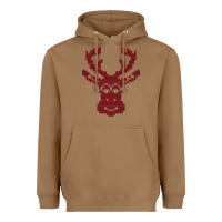 Toasted Coconut Christmas Deer Ugly Heavyweight Hoodie - Bettercallsaul