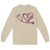Mushroom nurse heart Long Sleeve Tee - MaliasSmallBusiness