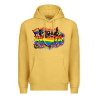 Antique Gold Proud Mom leopard Premium Hoodie - NancyCooperArtShop