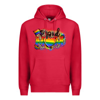 Cardinal Proud Mom leopard Premium Hoodie - NancyCooperArtShop