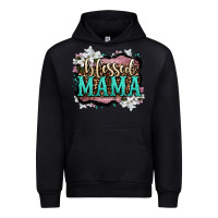 Black blessed mama Urban Hoodie - OliviaCreatesArt