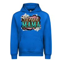 Cobalt blessed mama Urban Hoodie - OliviaCreatesArt
