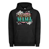 Pigment Black blessed mama Urban Hoodie - OliviaCreatesArt