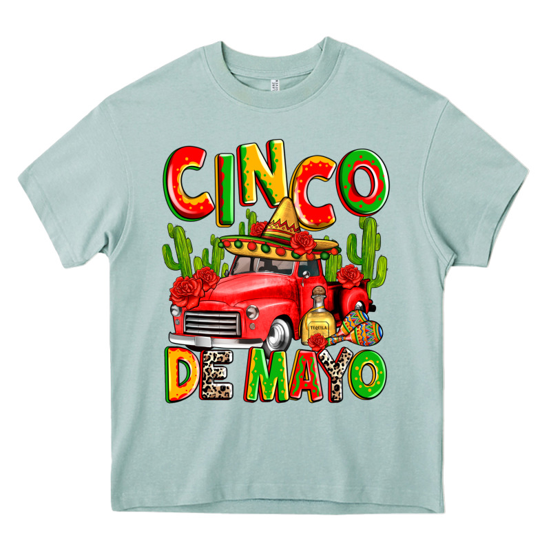 Cinco De Mayo Truck Heavy Core Tee by Zillion Design Studio | Teevron