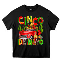 Black cinco de mayo truck Heavy Core Tee - Zillion Design Studio