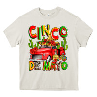 Cream cinco de mayo truck Heavy Core Tee - Zillion Design Studio