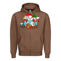 Chestnut joy christmas with snowman bbs Zipper Hoodie - BundleAndBundleShop