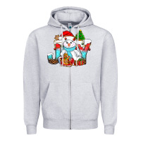 Heather Grey joy christmas with snowman bbs Zipper Hoodie - BundleAndBundleShop