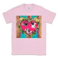 Bubblegum Pink v.d cow and heart Classic Tee - AdoDesignShop