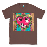 Chestnut v.d cow and heart Classic Tee - AdoDesignShop