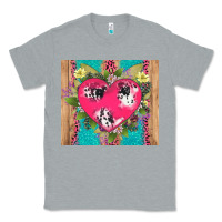 Heather Grey v.d cow and heart Classic Tee - AdoDesignShop