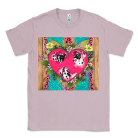 Lilac v.d cow and heart Classic Tee - AdoDesignShop