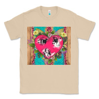 Mushroom v.d cow and heart Classic Tee - AdoDesignShop
