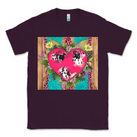 Plum v.d cow and heart Classic Tee - AdoDesignShop