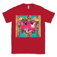 Red v.d cow and heart Classic Tee - AdoDesignShop