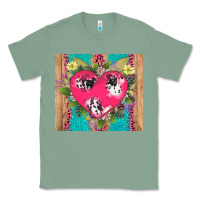 Sage v.d cow and heart Classic Tee - AdoDesignShop