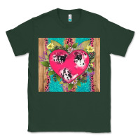 Sports Green v.d cow and heart Classic Tee - AdoDesignShop