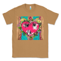 Toasted Coconut v.d cow and heart Classic Tee - AdoDesignShop