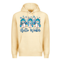 Pina Colada snowman hello winter Premium Hoodie - JahusDesignShop